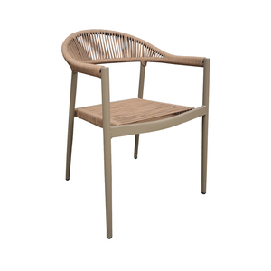 Cadeira de vime de alumínio para móveis de restaurante de jardim 【RC -20087 Braço】