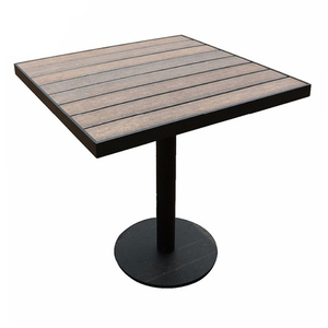 Mesa de móveis de pátio de madeira compensada de bar para boate【Pwc-16043】