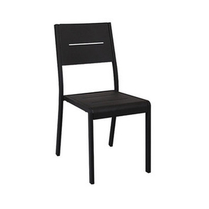 Cadeiras de plástico inquebrável para móveis de pátio de vime com resistência a altas temperaturas Dc-15524