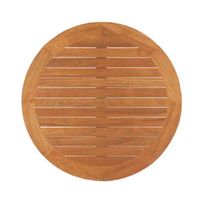 Mesa de jantar de laje de madeira maciça de teca ao ar livre de alta qualidade【RW-02 (1)-TO】